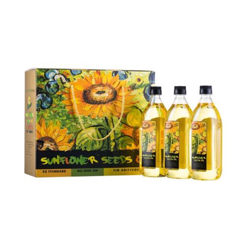 瑞驰欧葵花籽油1L*3