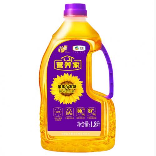 中粮福临门营养家黄金小黑葵葵花仁油1.8L