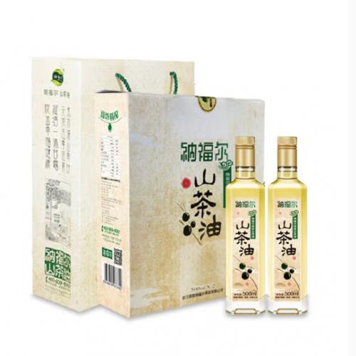 纳福尔山茶油佳节特供礼盒500ml*2