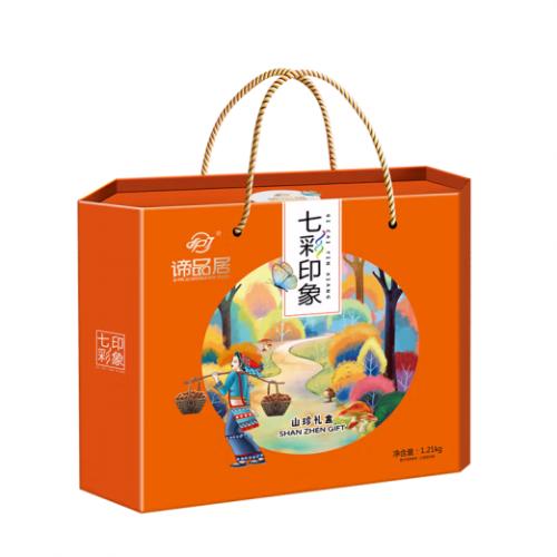 谛品居七彩印象干菌礼盒1.21kg